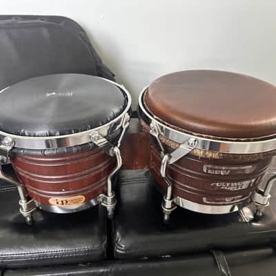 Latin Percussion Bongos Generation II interizo Poly wood Mahogany (Caoba) image 3
