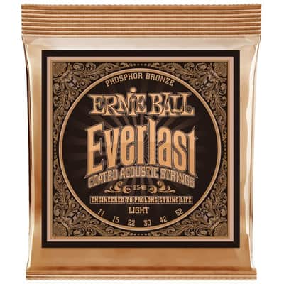 ERNIE BALL 2548 Everlast Phosphor Bronze 011-052 Coated Saiten für Akustikgitarre Light image 1