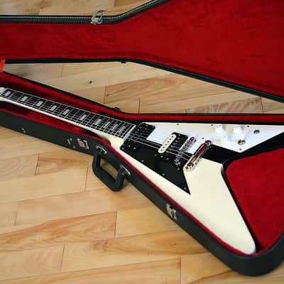 ESP/Edwards Flying V M. Shenker Model 2006 (black and white) image 10