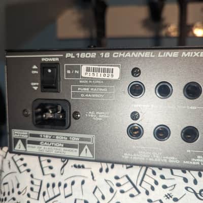Samson PL1602  Mixer image 5