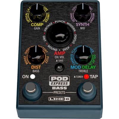 Line 6 POD Express Bass Effects Pedal - Regular Black image 4