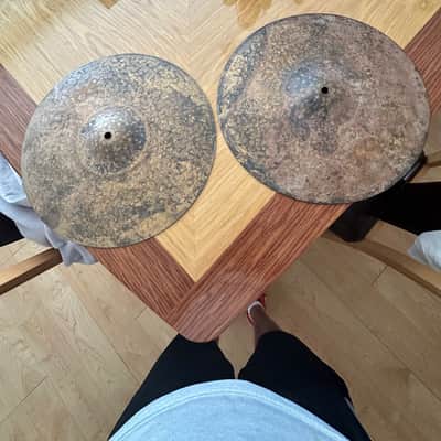Meinl 15" Byzance Vintage Pure Hi-Hat (Pair) 2010 - Present - Un-Lathed image 1