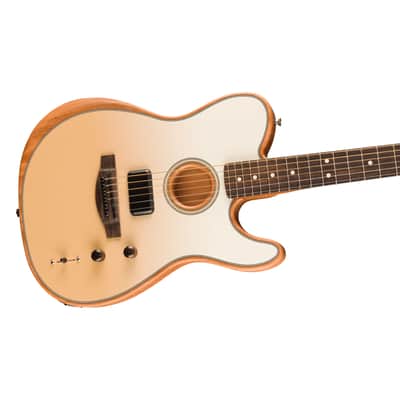 Fender Finneas Signature Acoustasonic Player Telecaster Cappuccino Fade - Acoustic Guitar image 4