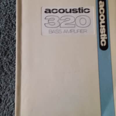 Acoustic Control Corporation 320 Bass Head 1978 blue/black tolex image 2