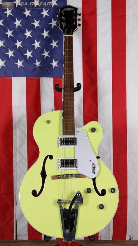 Gretsch G5420T Electromatic Classic Hollow Body Single-Cut with Bigsby - Two-Tone Anniversary Green image 1
