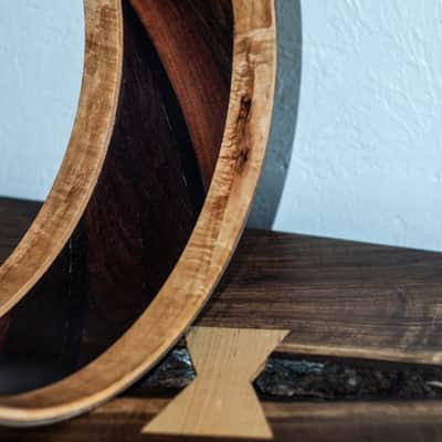 Briechle Custom Drums 1880's Heirloom Rosewood 14" Snare 2018 image 3