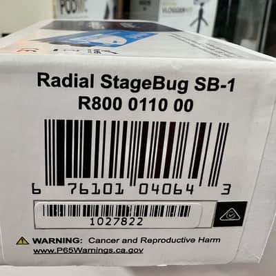 Radial StageBug SB-1  Acoustic Active Direct Box image 2