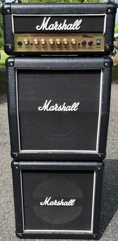 2009 Marshall MG15MSII Microstack Guitar Amp Mini Stack image 1