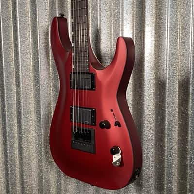 ESP LTD MH-1000 Evertune Candy Apple Red Satin Guitar & Case #0334 Used image 6