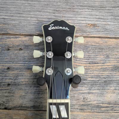 Used Eastman T486 Semi-Hollowbody Guitar - Black w/Upgrades & Case image 3