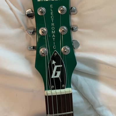 BRAND  new never played 2007 - 2008 Gretsch G5135 Electromatic G. Love Signature Corvette Phili-Green with Competition Stripe 2020 - image 2