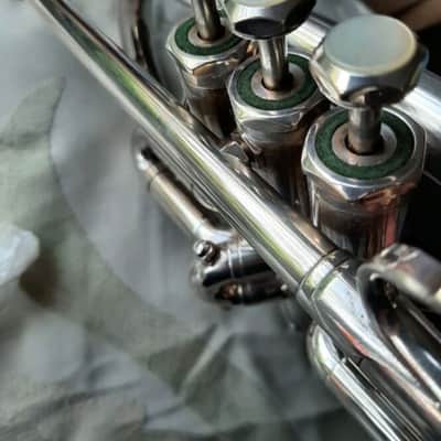 Schilke E1 - small bore Eb and D 1960s - Silver plated image 3