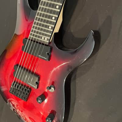 Harley Benton MultiScale-7 TPB DLX 7-String - MULTISCALE Guitar image 3