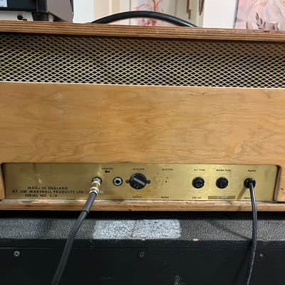 Vintage Marshall Amp, Speaker Cabinet, and Power Brake image 12
