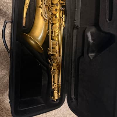 Eastman ETS652 52nd Street Bb Tenor Saxophone 2018 - Present - Aged Unlacquered Brass image 1