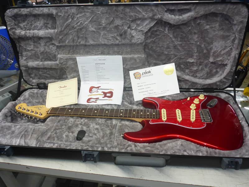 Fender Mod Stratocaster w/Case 2020 - Red : ** PLEK Virtual Fret Dress ** image 1