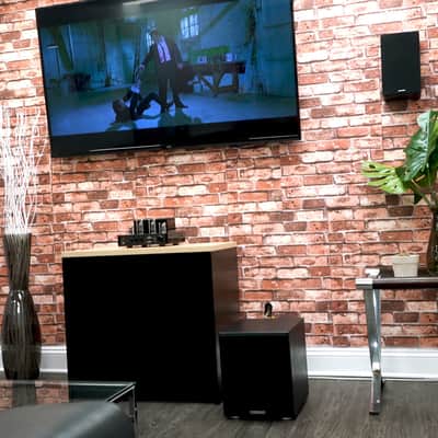 Rockville Rock Shaker 8" Inch Black 400w Powered Home Theater Subwoofer Sub image 8