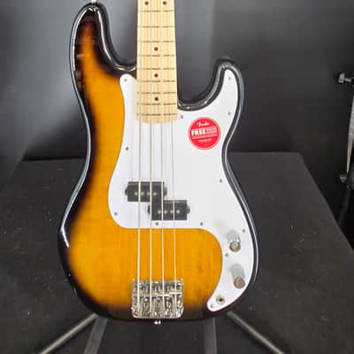 Squier 0373902503 Sonic® Precision Bass®, Maple Fingerboard, White Pickguard, 2-Color Sunburst image 2