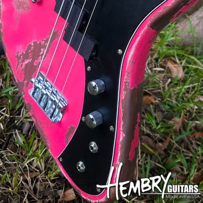 HEMBRY Fender Metora style bass/guitar doubleneck relic image 4