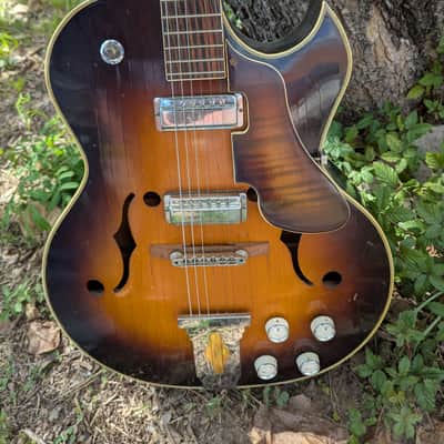 Kay Jazz gutar 1960's - sunburst image 4