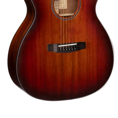 Cort COREOCOPLB Core Series Solid Mahogany Top 6-String Acoustic-Electric Guitar w/Deluxe Soft Case image 2