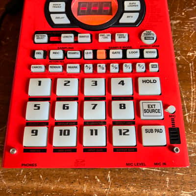 Roland SP-404SX Linear Wave Sampler 10th Anniversary Solid Red x Metallic Red w/ power supply image 4