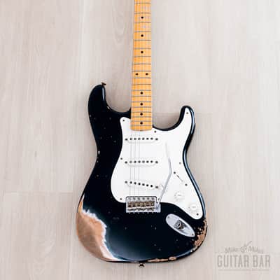 2022 Fender Custom Shop Wildwood 10 Limited Edition 1957 Stratocaster Heavy Relic Dark British Racing Green, Featherweight image 2