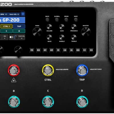 Valeton GP-200 Guitar Multi Effects Processor (Multi FX Pedal) - VAL-GP-200 image 2