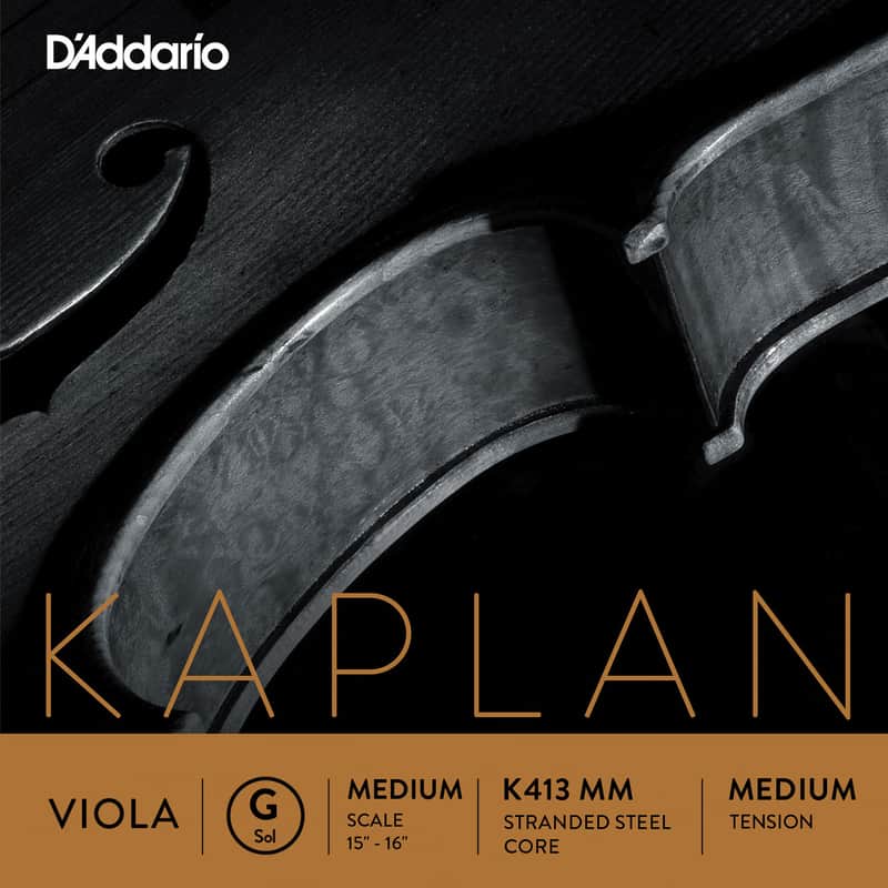 D'Addario K413 MM Kaplan Forza Medium Scale Viola Strings - Medium image 1