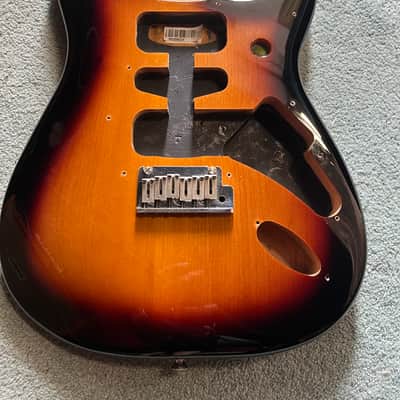 Fender Deluxe Series Stratocaster Body HSH 2020's - 3-Tone Sunburst image 1