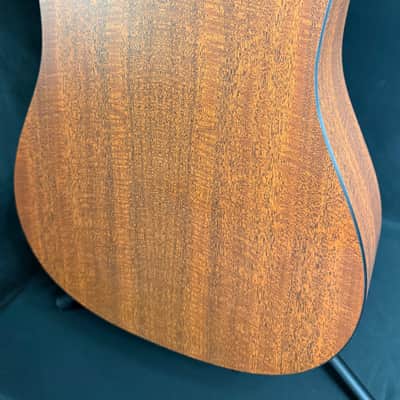 Martin D-X1E Mahogany Dreadnought Acoustic-Electric Guitar w/ Gig Bag (138) image 12