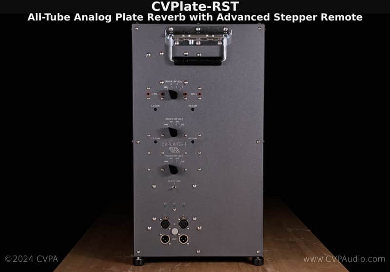 CVPA CVPlate-RST All-Tube Class-A Stereo Plate Reverb - Remote - Stereo Drive - PREORDER image 1