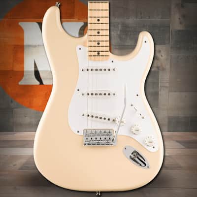 Fender Jimmie Vaughan Tex-Mex Strat Maple Fingerboard - Olympic White image 1