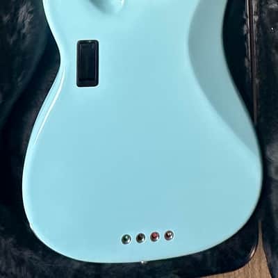 Warmoth Fender American Deluxe Precision Bass with Rosewood Fretboard - Sonic Blue HSC image 8
