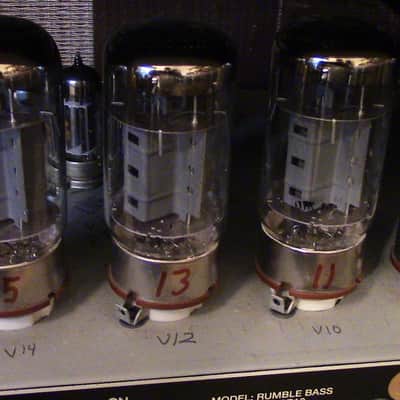 Fender Custom Shop Rumble 300 Bass Head  and  Sub Cabinet 1995 Blonde image 18