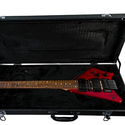 Spade Red Clear With Floating Tremolo HSH Pickups Coil Split & Stiletto Case image 11