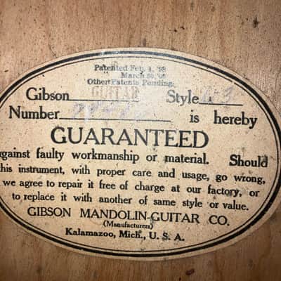 Gibson L-3 1902 - 1925 - Sunburst image 8