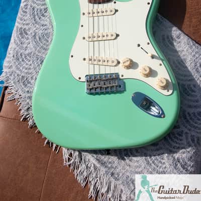 2010 Fender ST-62 '62 Stratocaster Reissue - 6.9 lbs!! - Limited Surf Green Finish - Made In Japan MIJ - Pro Set Up! w Perfect Frets/Action/Intonation - Demo Video image 11