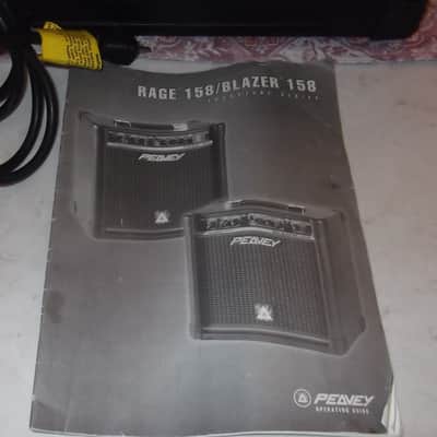 Peavey Rage 158 III TransTube Series 15-Watt 1x8" Guitar Combo Amp, Black W/ Red Trim & Manual image 9
