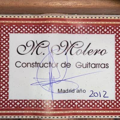 Miguel Molero 2012 "negra" - made in the style of a Conde Hermanos media luna of Paco de Lucia - check video! image 13