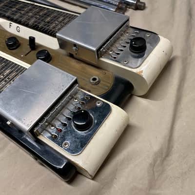 National Dual 8-String Double Neck Electric Steel Guitar with Legs - Local Pickup Only image 6