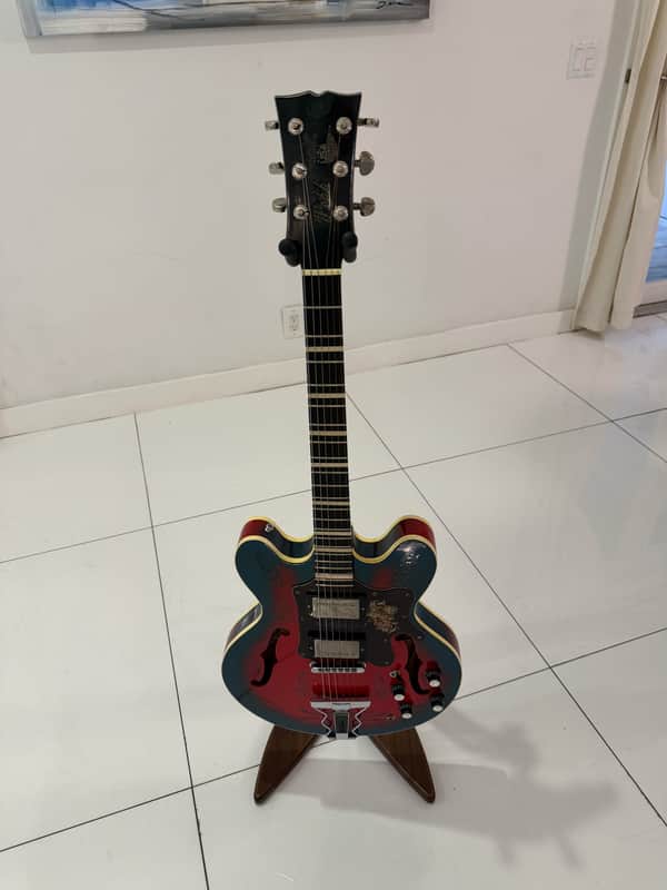 Webb ES 335 USA - Custom Semi Hollow Body 1990-2010 - Unique Boutique Art Guitar image 1