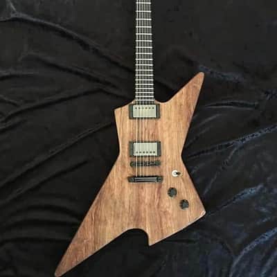 *Pre-Build Order Black Diamond Custom Shop USA PROWLER Guitar w/Chechen top Hand crafted image 3