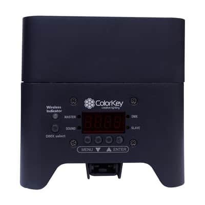 Mint ColorKey MobilePar Mini HEX 4 RGBAW+UV Wireless Battery Powered Par Light image 3