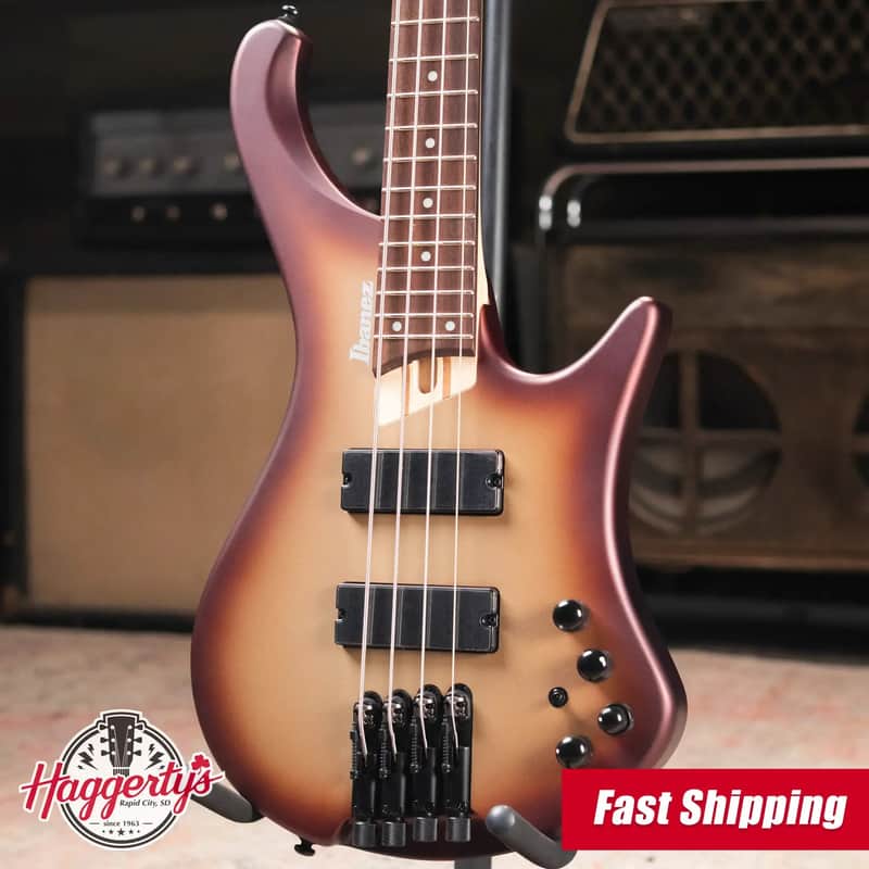 Ibanez EHB600CCM EHB Ergonomic Headless Bass - Charred Champagne Burst Matte image 1