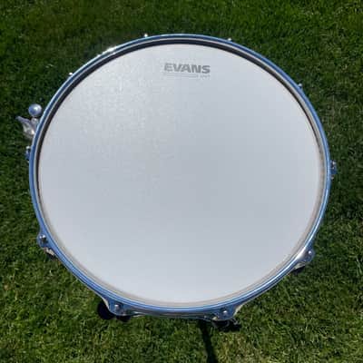 Bison Drum Company 5.5x14 Snare Drum Transparent Red Sparkle image 11