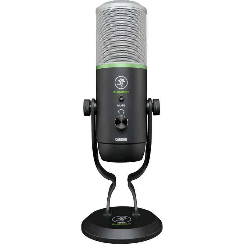 Mackie EM-CARBON EleMent Series Large Diaphragm Multipattern USB Condenser Microphone image 1