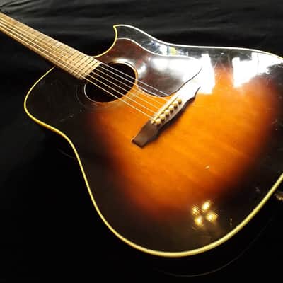 Super RARE Vintage Guild D-40CE Sunburst Acoustic Electric Cutaway 1980-81! image 4