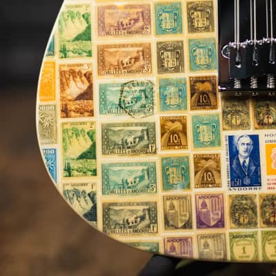 Fender Custom Shop "Imagine" World Stamp Collection Telecaster Electric Guitar - Andorra with Hardshell Case - Floor Model image 13