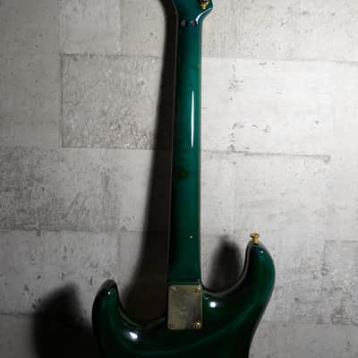 Valley Arts M Series Super Strat 80-90s Trans Aqua / Emerald Green image 11